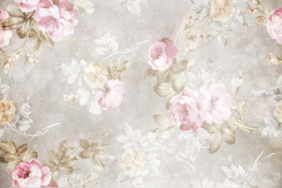 pink and gray floral backdrop